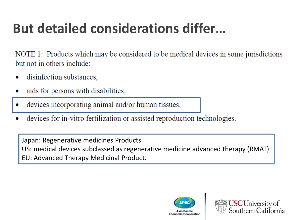 but detailed considerations differ