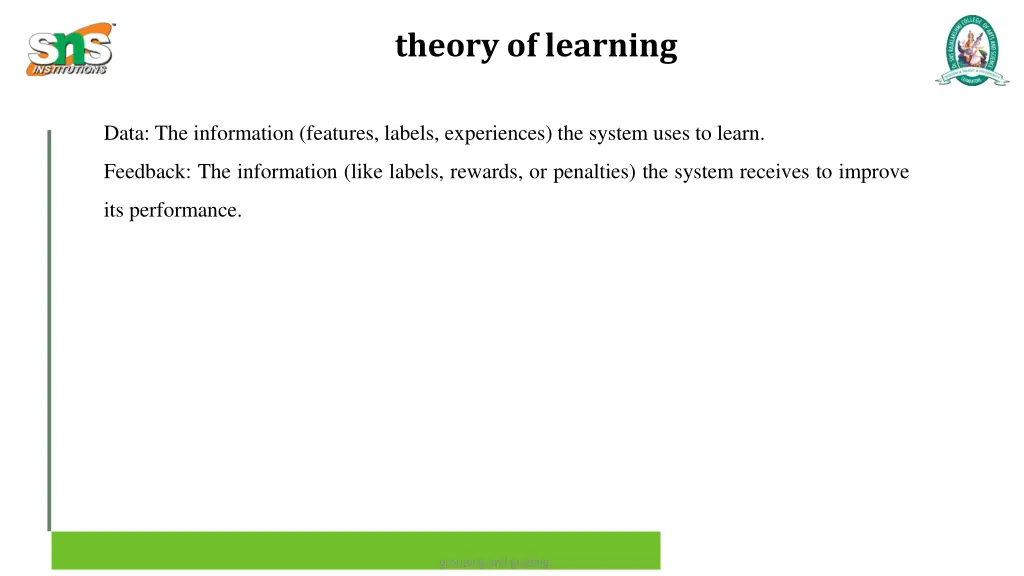 theory of learning 3