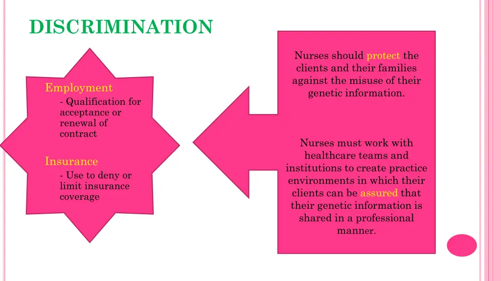 discrimination