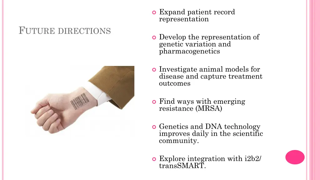 expand patient record representation