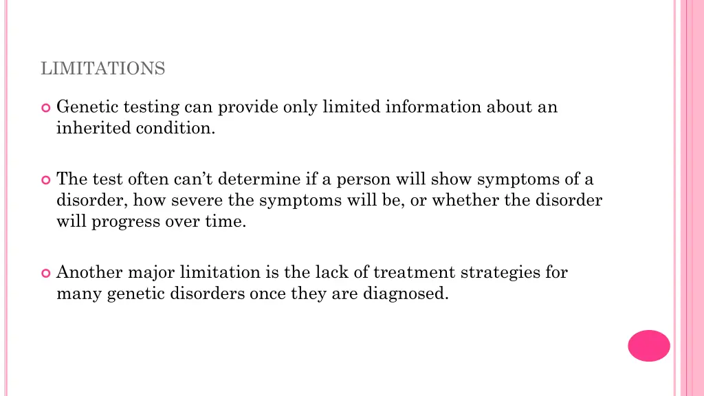 limitations