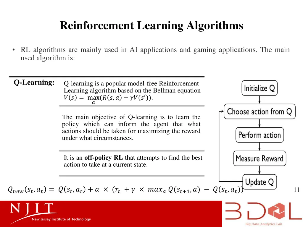 reinforcement learning algorithms