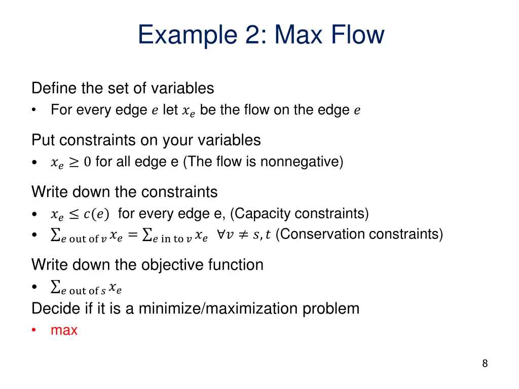 example 2 max flow
