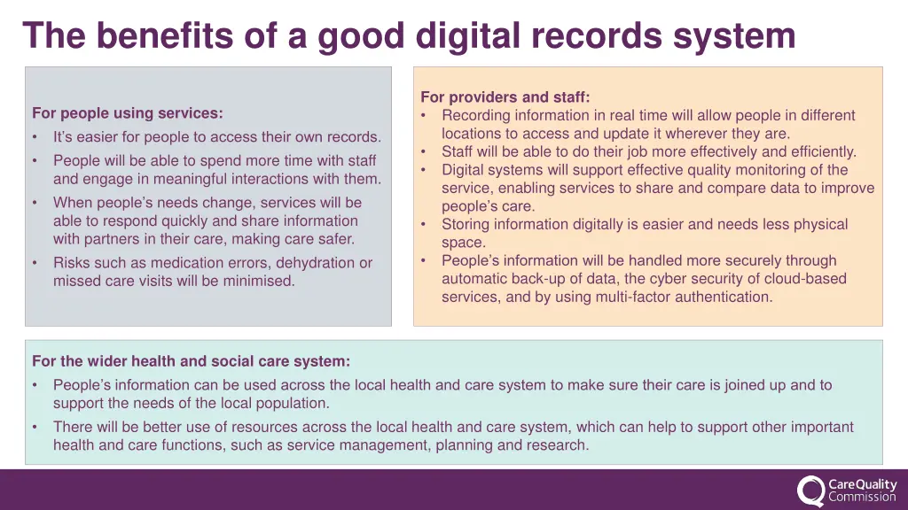 the benefits of a good digital records system
