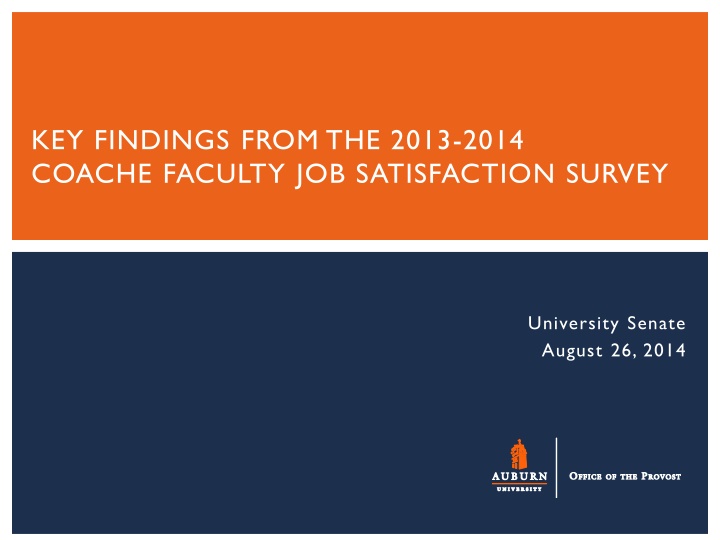 key findings from the 2013 2014 coache faculty