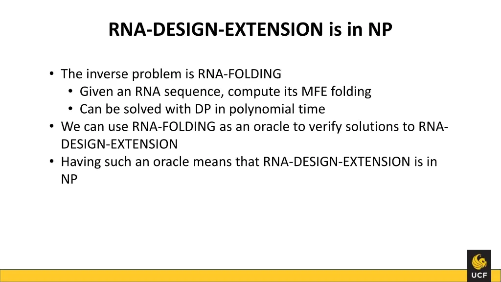 rna design extension is in np