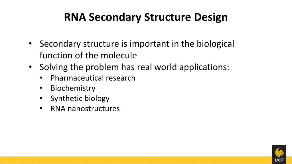 rna secondary structure design