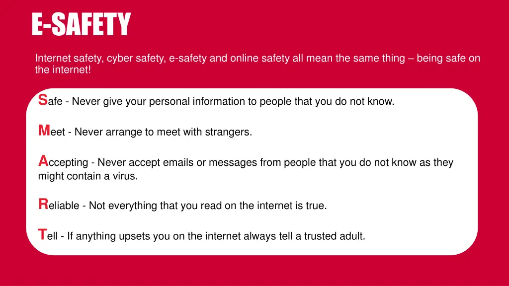 e safety