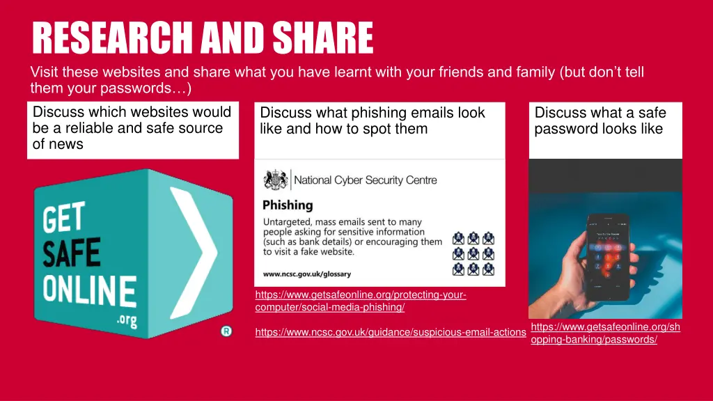 research and share visit these websites and share