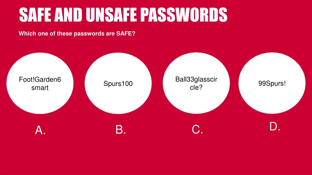 safe and unsafe passwords 1
