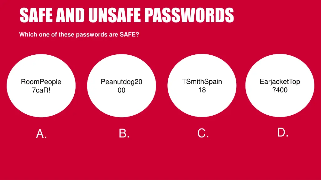safe and unsafe passwords 2