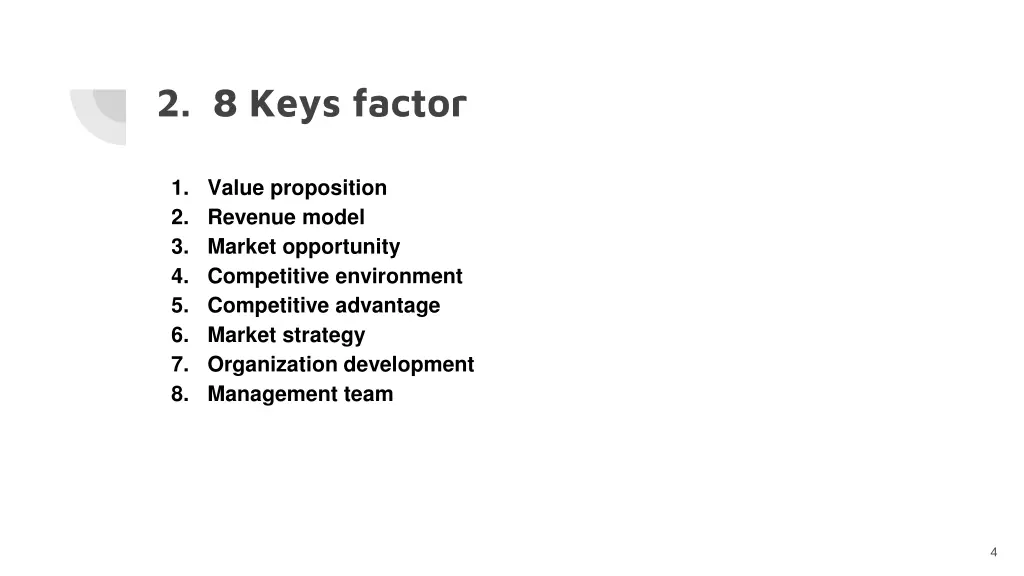 2 8 keys factor