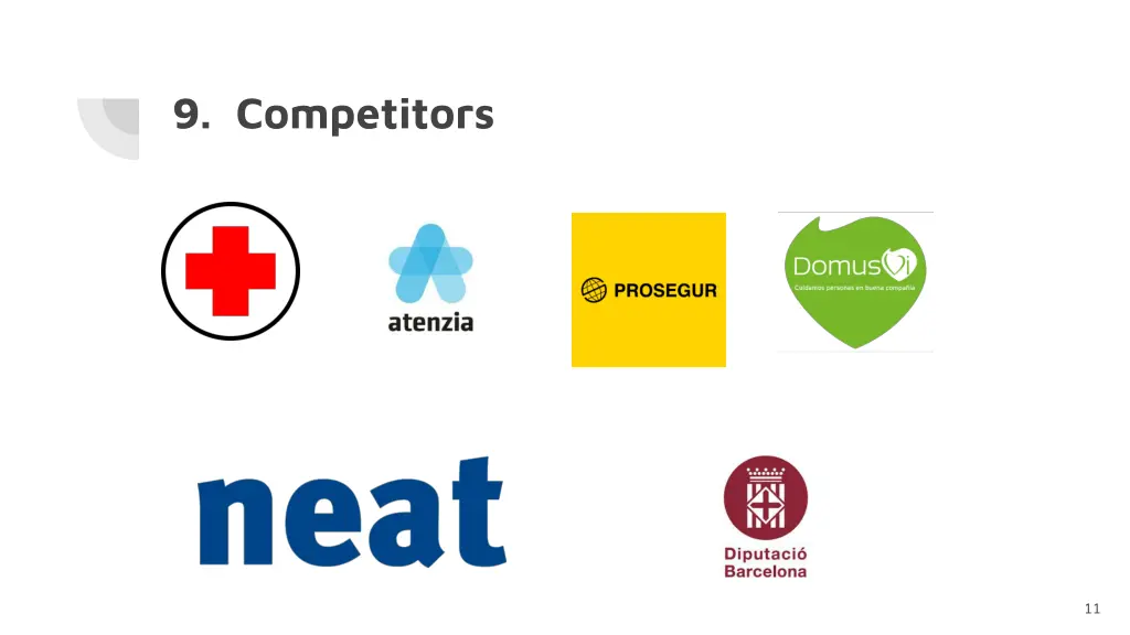 9 competitors