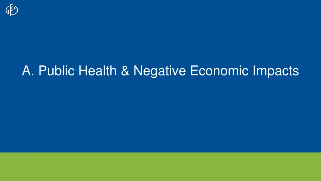 a public health negative economic impacts