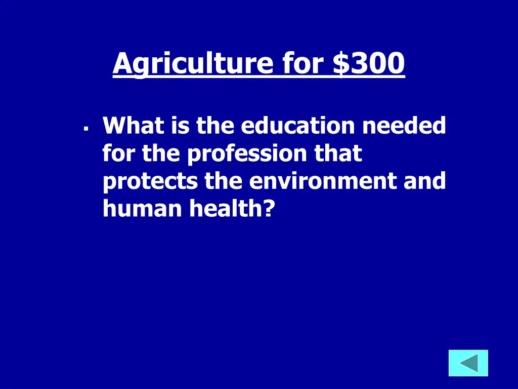 agriculture for 300