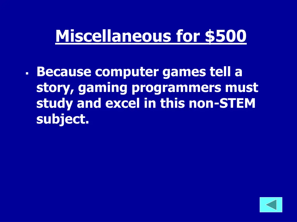 miscellaneous for 500