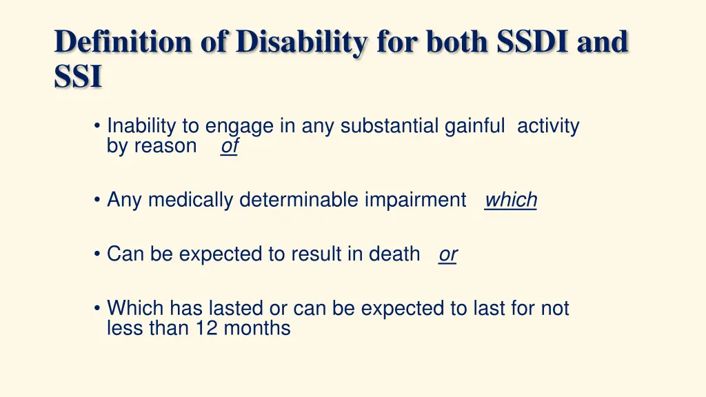 definition of disability for both ssdi and ssi