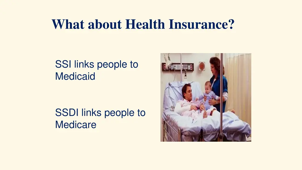 what about health insurance