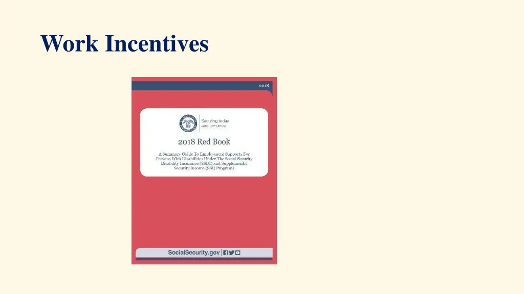 work incentives
