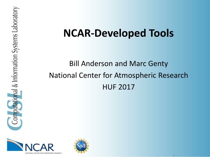 ncar developed tools