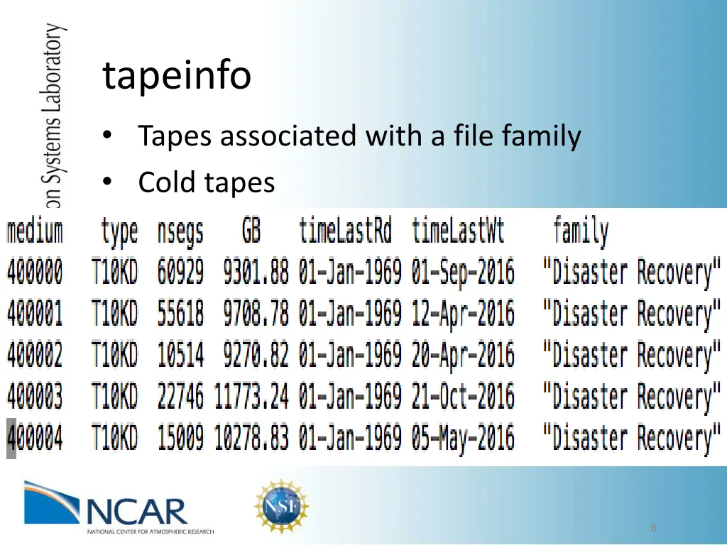tapeinfo 3