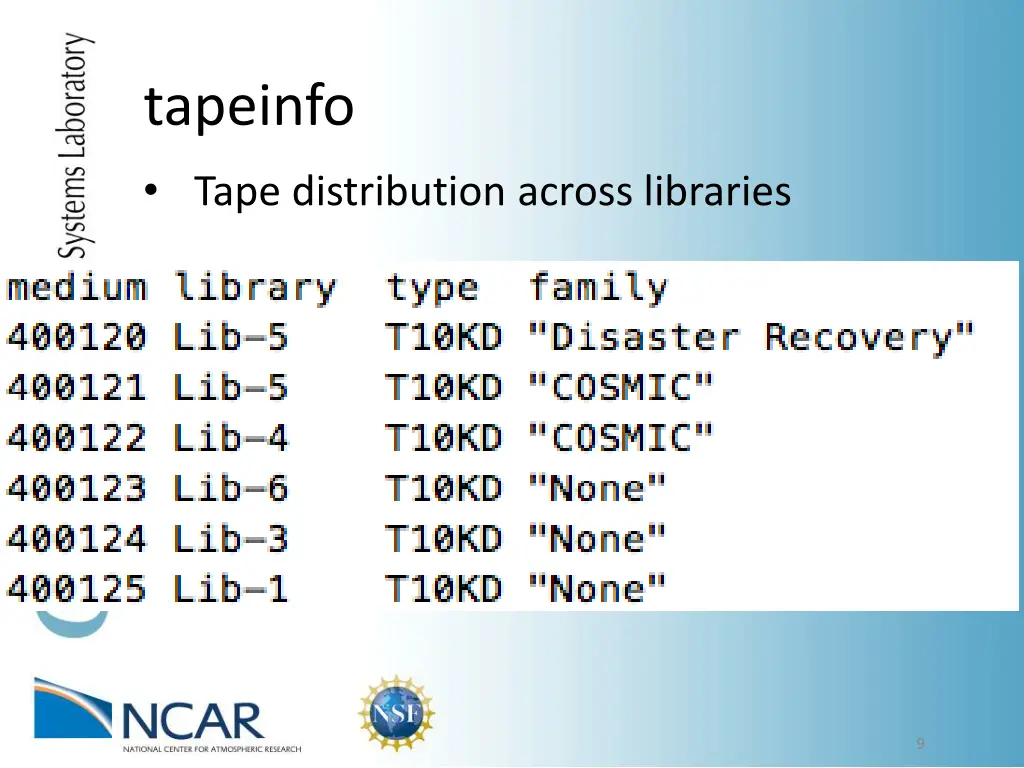 tapeinfo 4