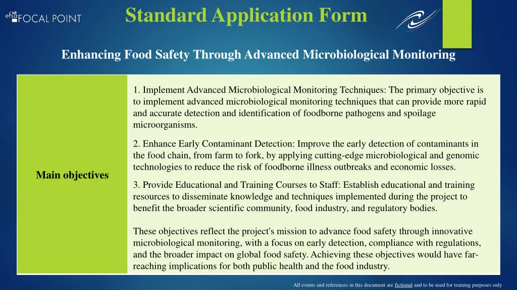 standard application form 2