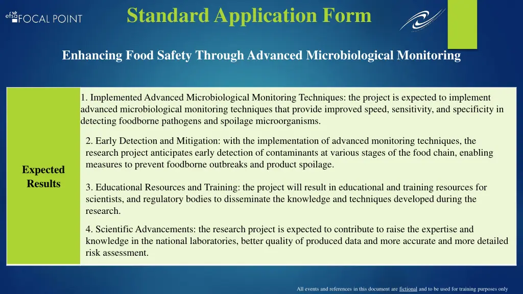 standard application form 3