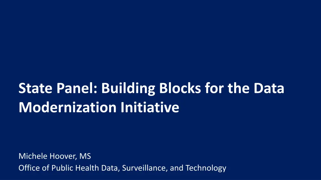 state panel building blocks for the data