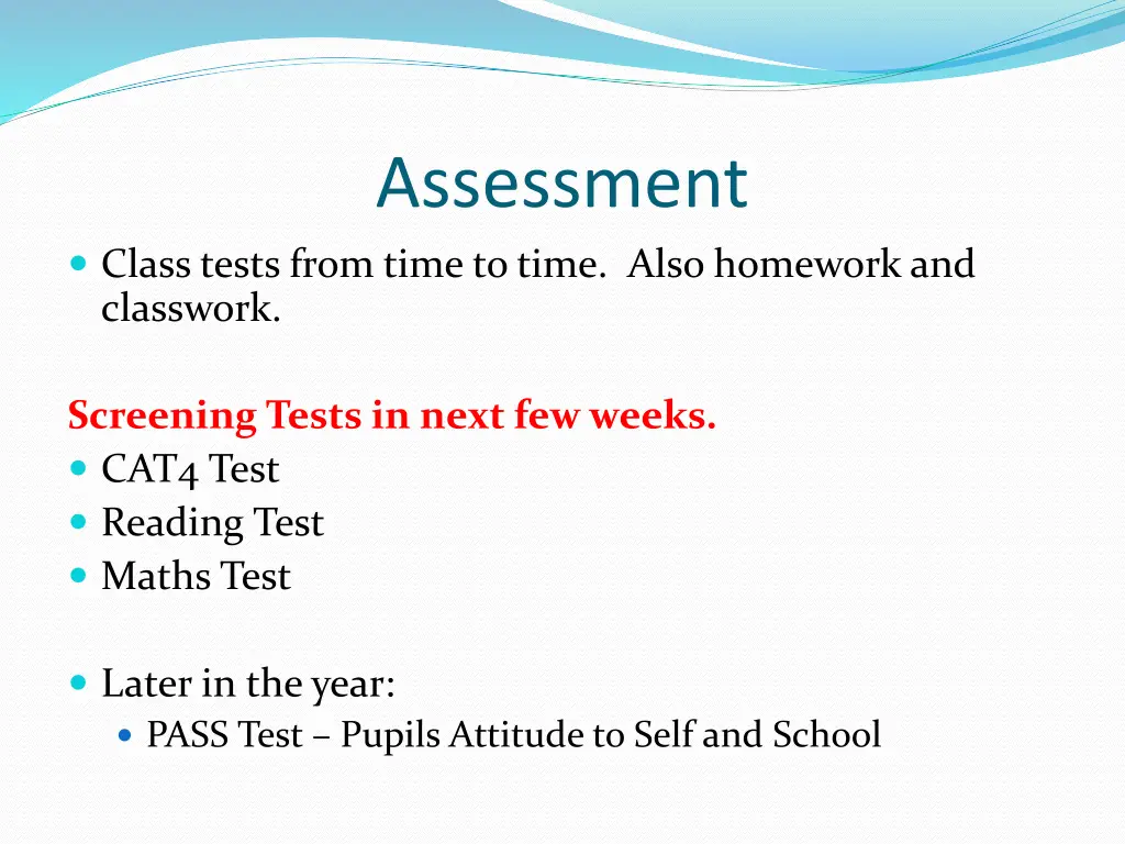 assessment