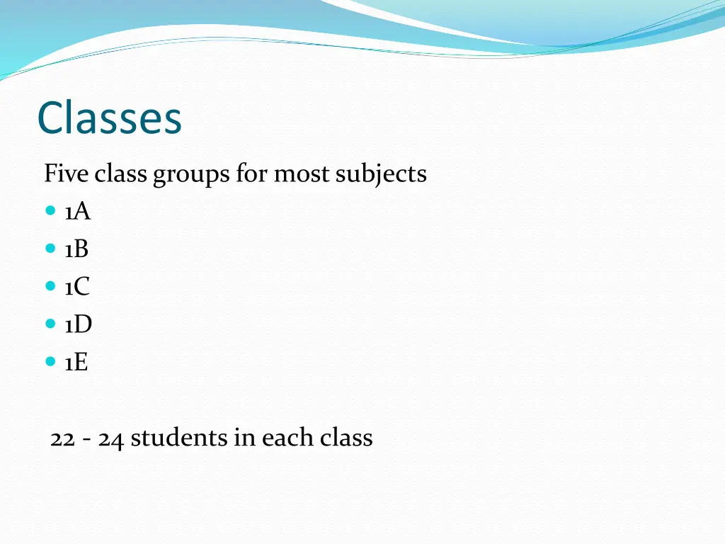 classes