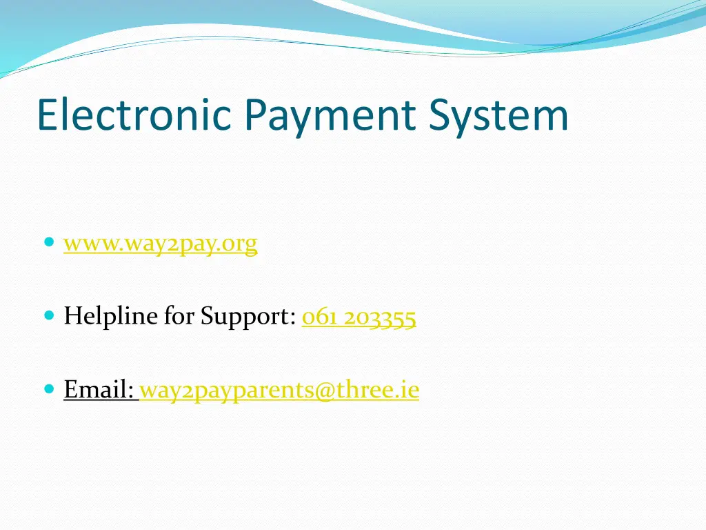 electronic payment system