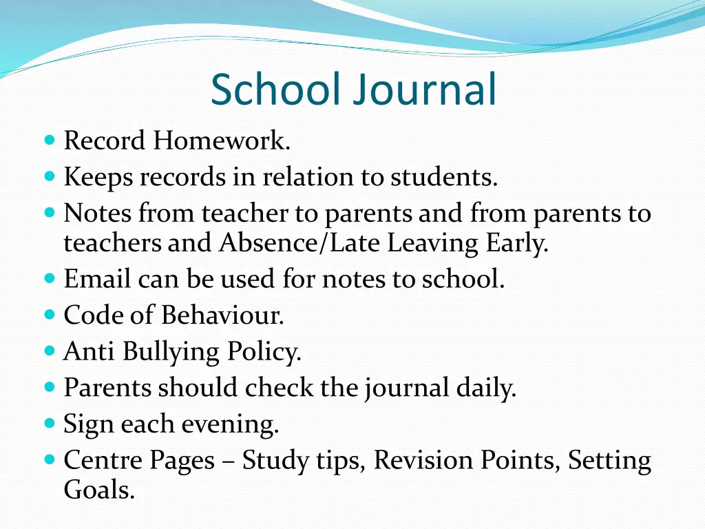 school journal