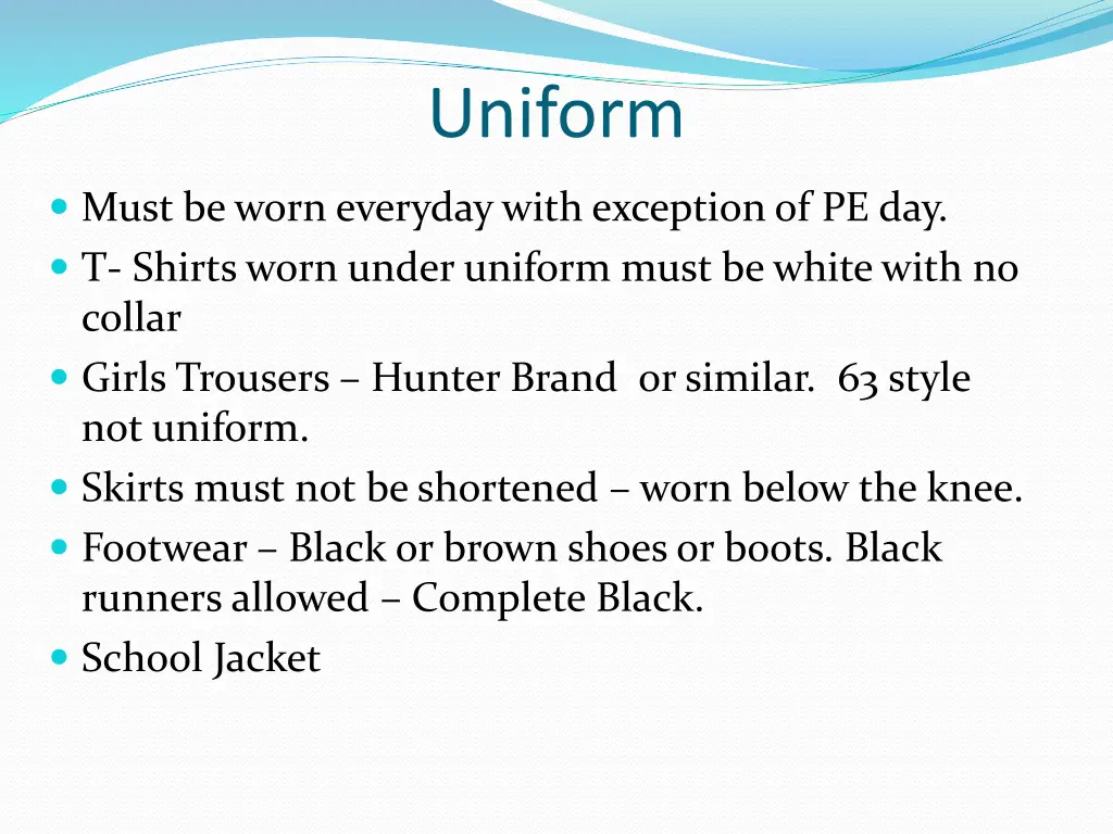 uniform