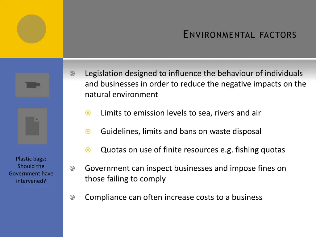 e nvironmental factors 1
