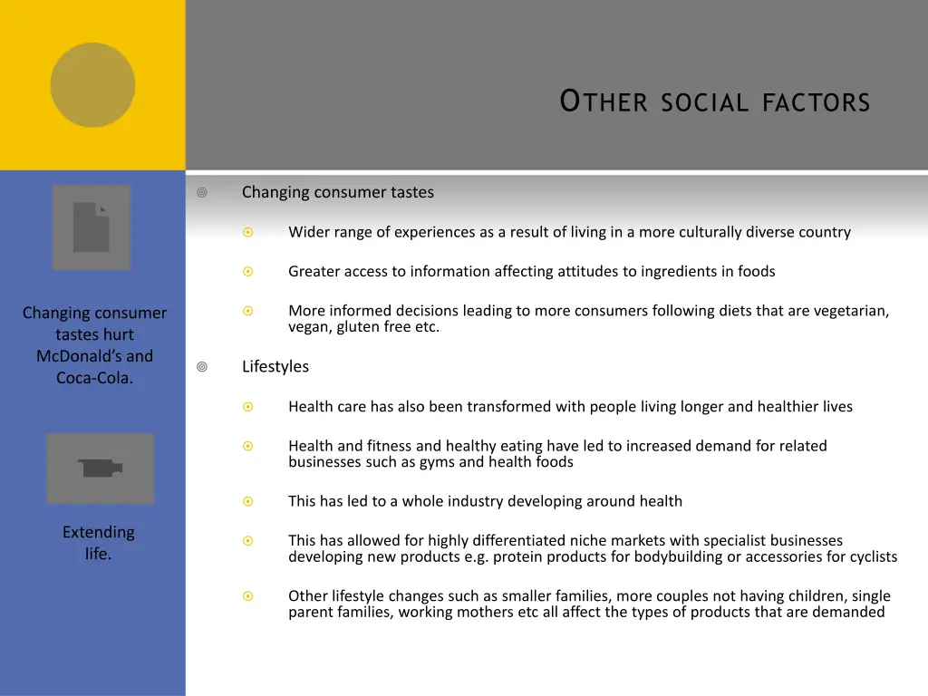 o ther social factors