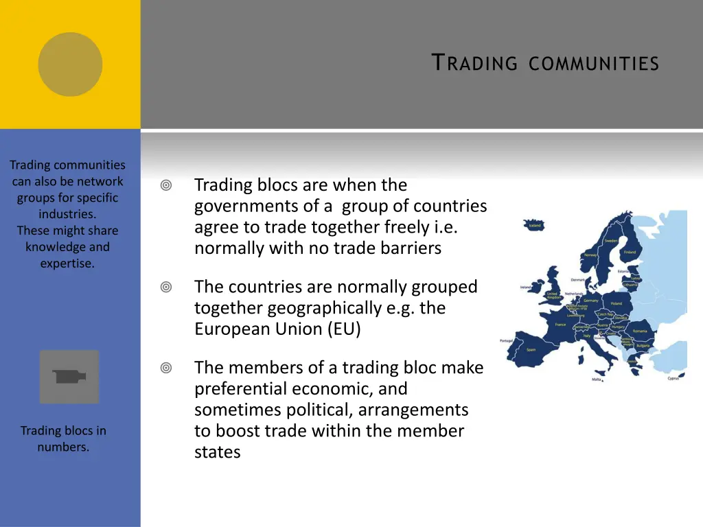 t rading communities