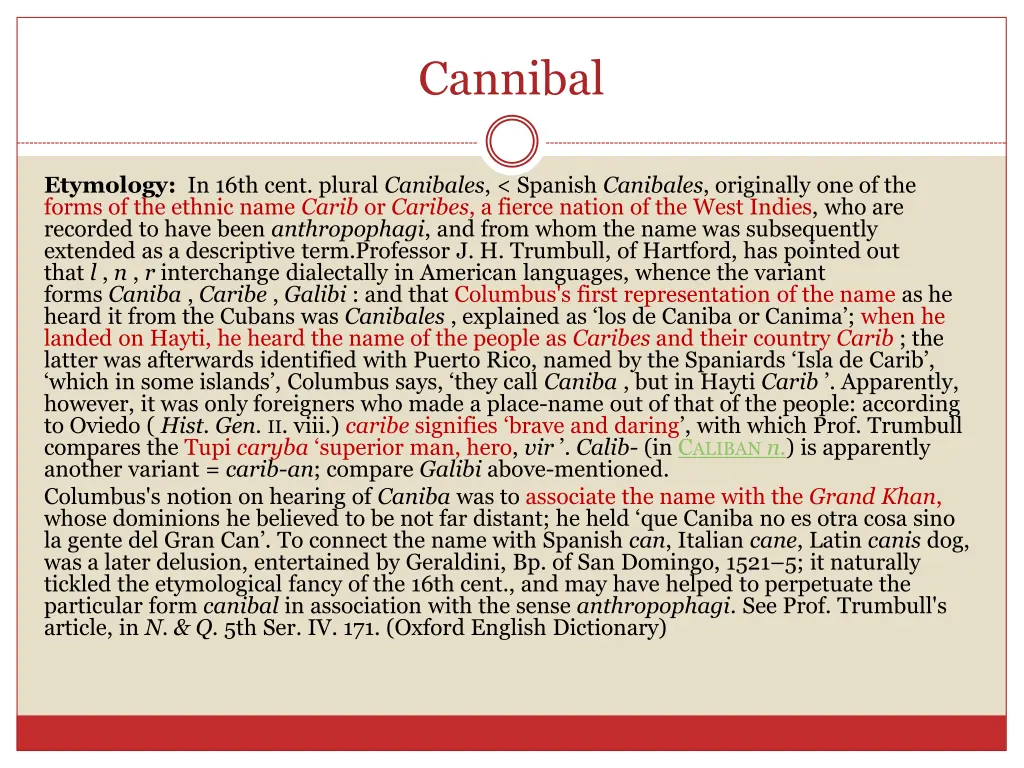 cannibal