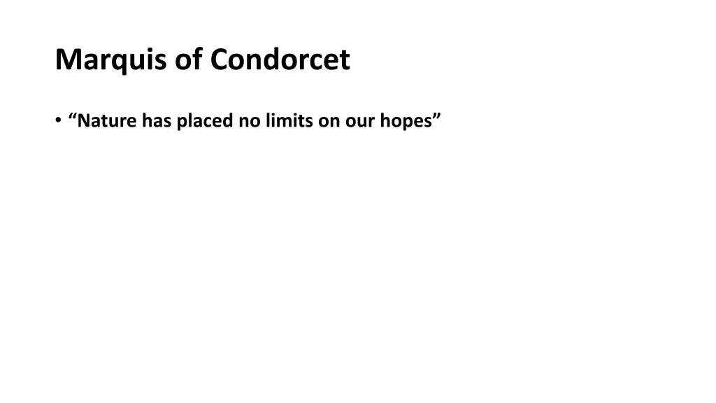 marquis of condorcet