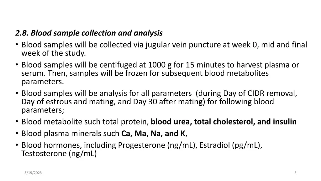2 8 blood sample collection and analysis blood