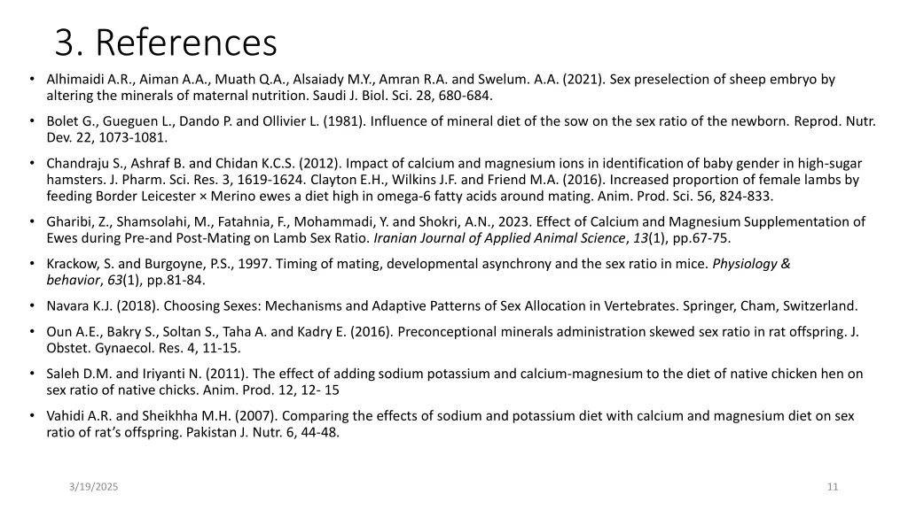 3 references alhimaidi a r aiman a a muath