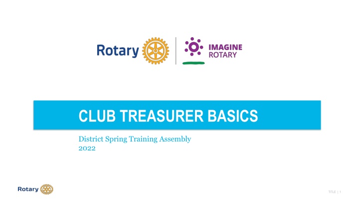 club treasurer basics