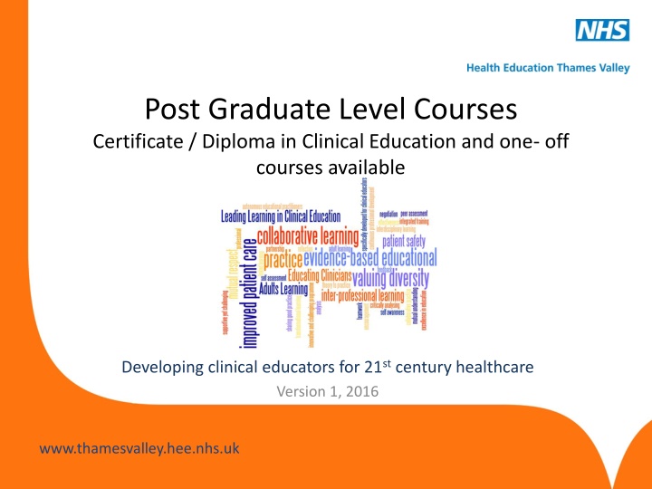 post graduate level courses certificate diploma
