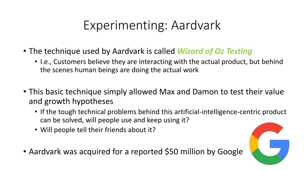 experimenting aardvark 2
