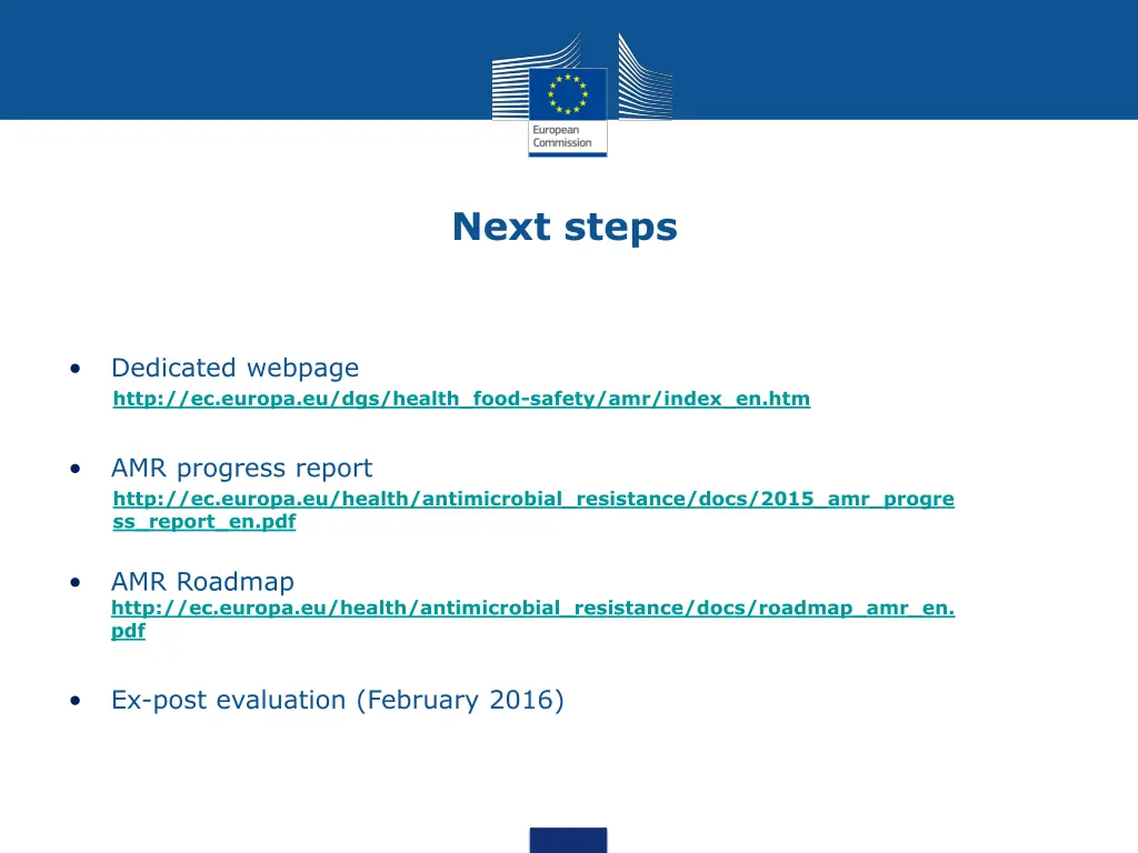 next steps