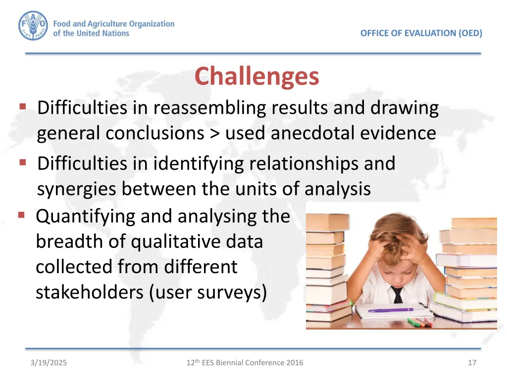 office of evaluation oed 14