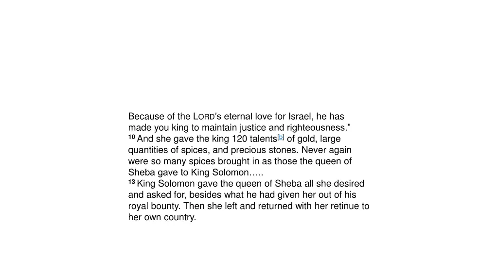because of the l ord s eternal love for israel