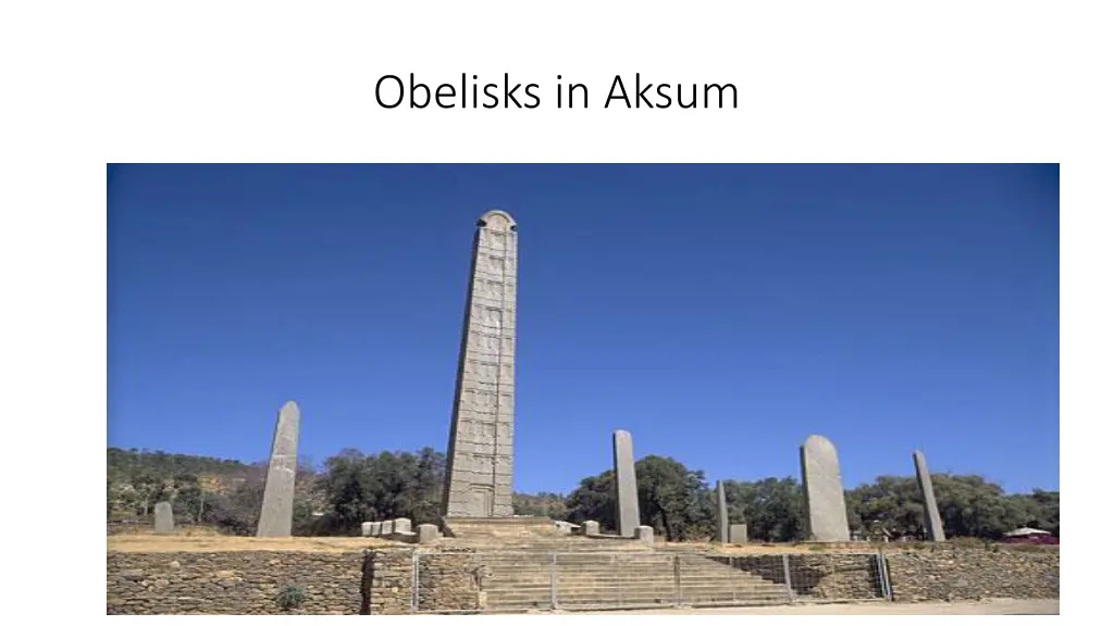 obelisks in aksum