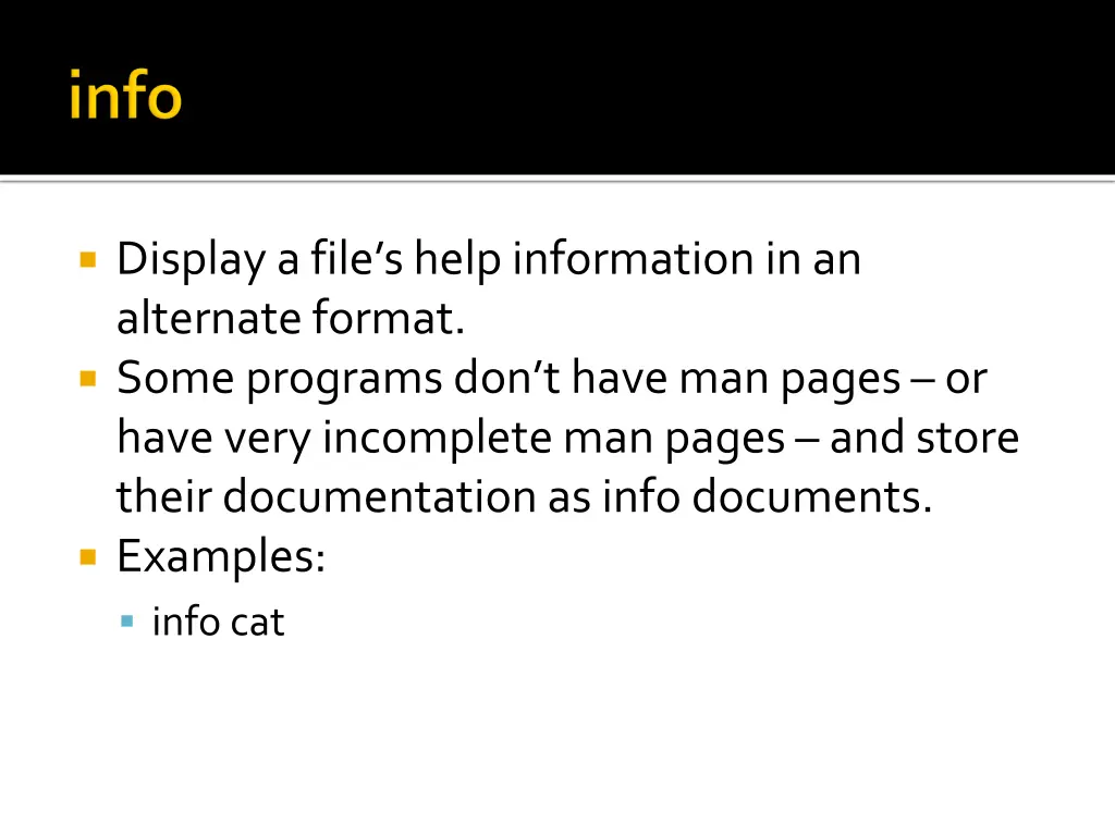 display a file s help information in an alternate