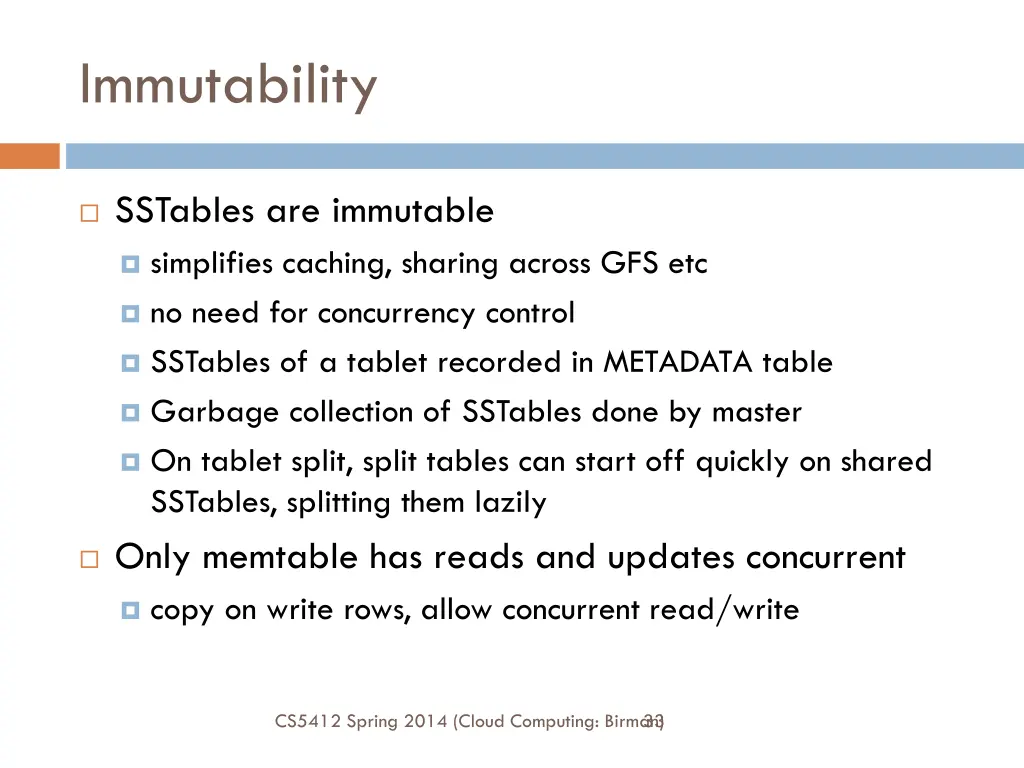 immutability